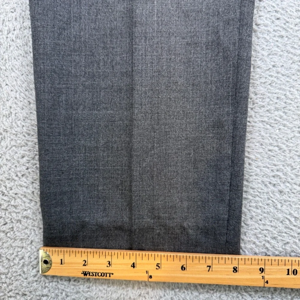 Banana Republic Vitale Barberis Canonico Wool Dress Pants Mens 35x30 Gray Slim